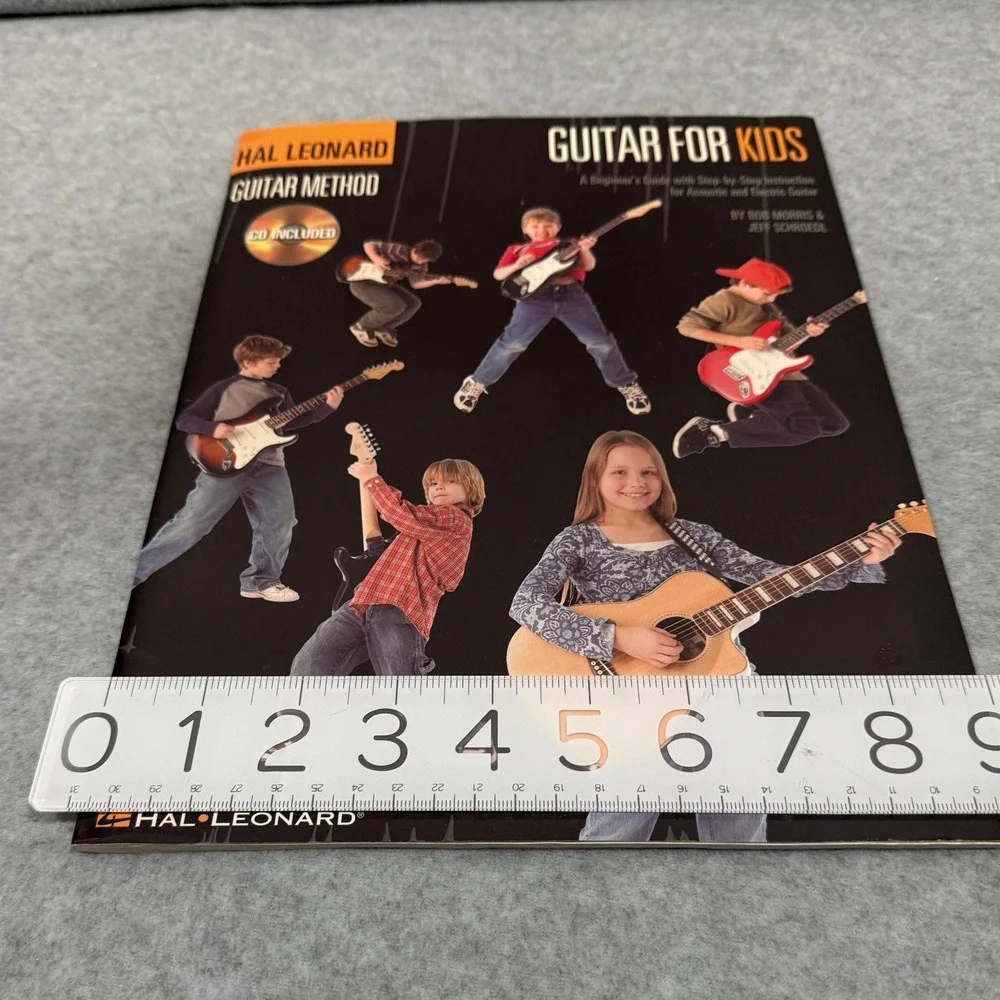 Hal Leonard Guitar for Kids Method Book w CD Beginner Acoustic Electric Beginner